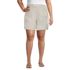 Women's Plus Size Chino High Rise Pleated 7" Shorts, Front