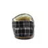 Women's Fuzzy Lined Plaid Moccasin Slippers, alternative image