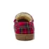 Women's Fuzzy Lined Plaid Moccasin Slippers, alternative image