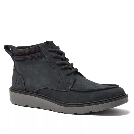 Men's Moc Toe Flannel Lined Lace Up Boots - primary