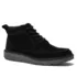 School Uniform Men's Moc Toe Flannel Lined Lace Up Boots, alternative image