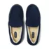 Men's Fuzzy Lined Suede Moccasin Slippers, alternative image
