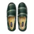 Men's Fuzzy Lined Plaid Flannel Moccasin Slippers, alternative image