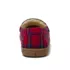 Men's Fuzzy Lined Plaid Flannel Moccasin Slippers, alternative image