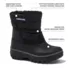 School Uniform Toddlers Frost Insulated Waterproof Snow Boots, alternative image