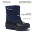 School Uniform Toddlers Frost Insulated Waterproof Snow Boots, alternative image