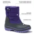 Kids Frost Insulated Waterproof Snow Boots, alternative image