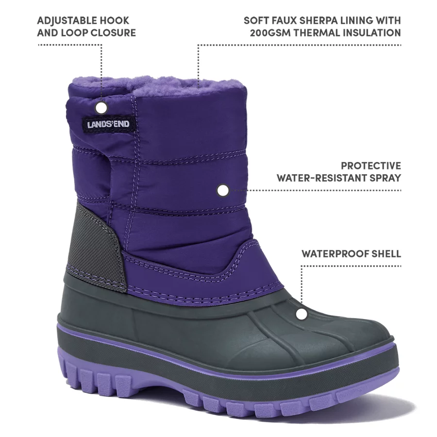 Kids' Frost Insulated Waterproof Snow Boots view 6