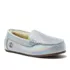 Kids Fuzzy Lined Shimmer Moccasin Slippers, alternative image