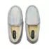 Kids Fuzzy Lined Shimmer Moccasin Slippers, alternative image