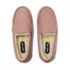 Kids Fuzzy Lined Shimmer Moccasin Slippers, alternative image