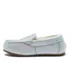Kids Fuzzy Lined Shimmer Moccasin Slippers, alternative image