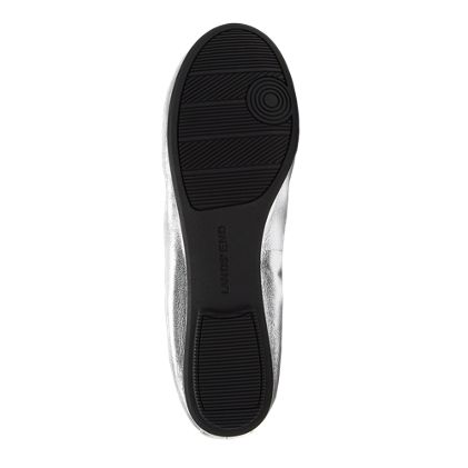 Women's Comfort Slip On Metallic Leather Ballet Flats - image 4