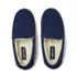 Kids Fuzzy Lined Suede Moccasin Slippers, alternative image