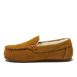 Kids Fuzzy Lined Suede Moccasin Slippers, alternative image