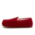 Kids Fuzzy Lined Suede Moccasin Slippers, alternative image