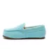 Kids Fuzzy Lined Suede Moccasin Slippers, alternative image