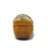 Kids Fuzzy Lined Suede Moccasin Slippers, alternative image
