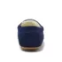 Kids Fuzzy Lined Suede Moccasin Slippers, alternative image