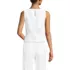 Women's Linen Sleeveless Peplum Top, Back