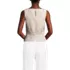 Women's Linen Sleeveless Peplum Top, Back