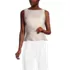 Women's Linen Sleeveless Peplum Top, Front
