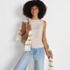 Women's Linen Sleeveless Peplum Top, alternative image