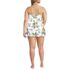 Women's Plus Size Ruched Multi-Way Mini Swim Dress Swimsuit, alternative image
