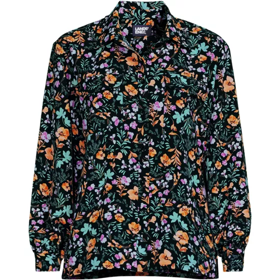 Women's Creaseless Long Sleeve Utility Top - primary