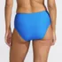 Women's Chlorine Resistant Ottoman Rib High Waisted Bikini Bottoms, Back