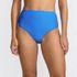 Women's Chlorine Resistant Ottoman Rib High Waisted Bikini Bottoms, Front