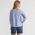 Women's Linen Square Neck 3/4 Sleeve Top, Back