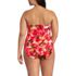 Women's Plus Size SlenderSuit U-Wire Bandeau Tankini Top, Back