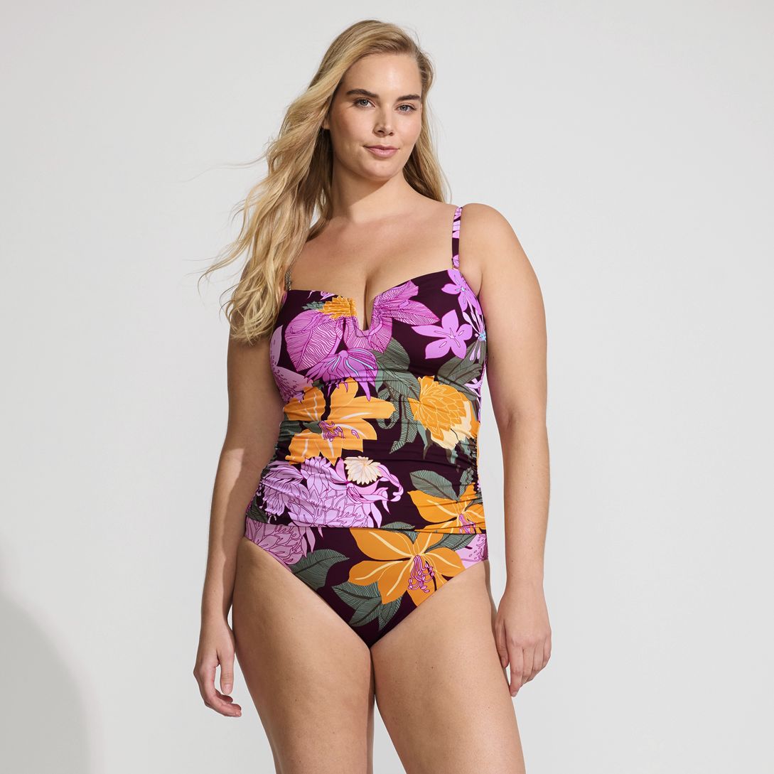 Women's SlenderSuit U-Wire Bandeau Tankini Top