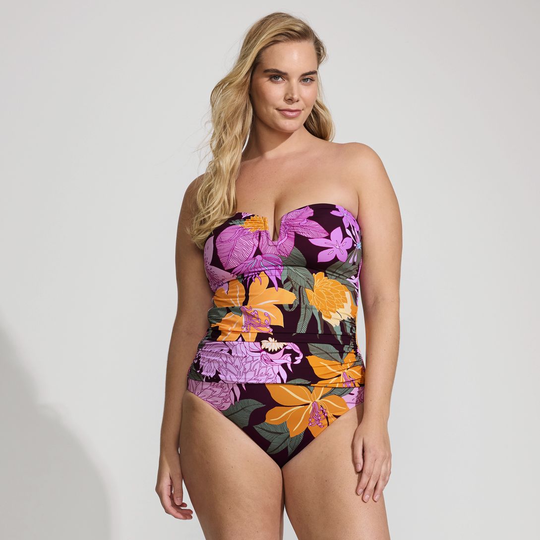 Women's SlenderSuit U-Wire Bandeau Tankini Top