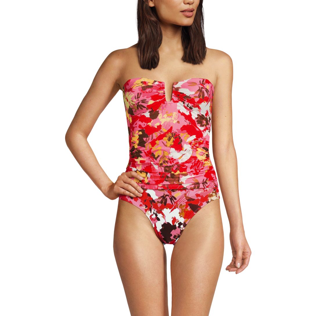 Women's Slender Suit U-Wire Bandeau Tankini Top