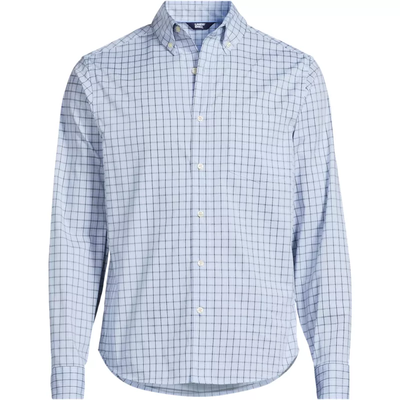 Men's Big Long Sleeve Travel Kit Shirt, Front