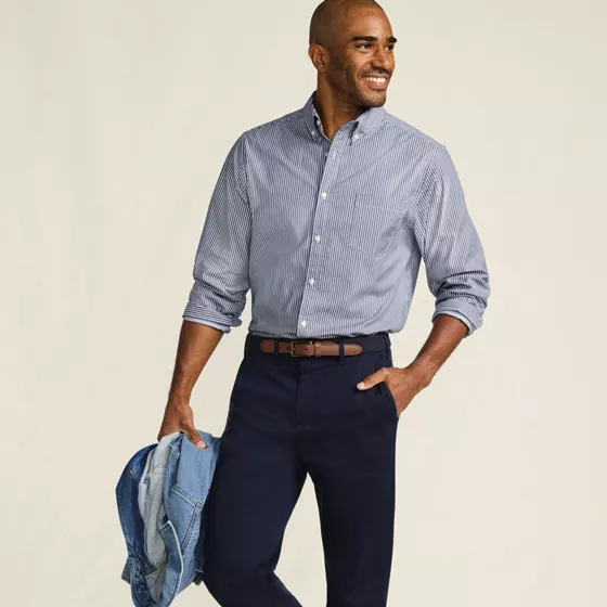 Men's Tall Long Sleeve Travel Kit Shirt - primary