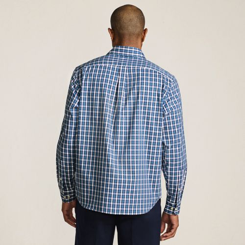  Lands' End Ultimativ-hemd, Classic Fit, Herren, Größe:44-46 Regular, Grün, Elasthan/baumwoll-mischung/polyester-mischung, By Lands' End 