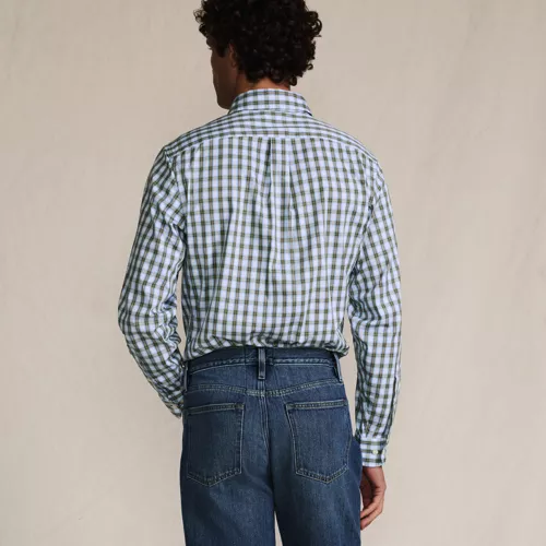 Men's Long Sleeve Travel Kit Shirt, Back