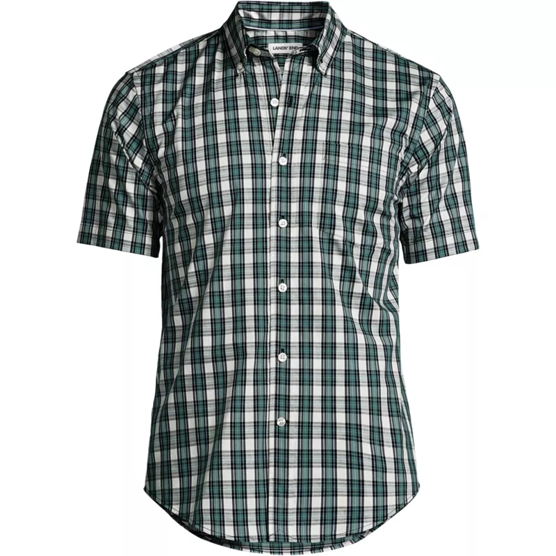 Men's Big Short Sleeve Travel Kit Shirt, Front