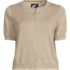 Women's Fine Gauge Jersey Short Sleeve Dress Cardigan Sweater, Front