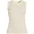 Women's Fine Gauge Baby Cable Crew Neck Sleeveless Sweater - Set Top, Front