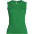 Women's Petite Fine Gauge Baby Cable Crew Neck Sleeveless Sweater - Set Top, Front