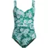 Women's Plus Size SlenderSuit Belted Sweetheart One Piece, Front