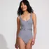 Women's SlenderSuit Belted Sweetheart One Piece, Front