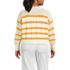 Women's Plus Size Drifter Aran Cable Relaxed Crew Neck Cardigan Sweater, Back