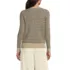 Women's Cotton Viscose Button Shoulder Modern Crew Sweater, Back