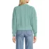 Women's Drifter Aran Cable Relaxed Crew Neck Cardigan Sweater, Back