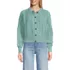 Women's Drifter Aran Cable Relaxed Crew Neck Cardigan Sweater, Front